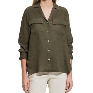 Theory Linen Button Down
